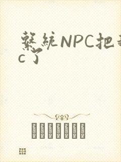 系统NPC把我c了封面