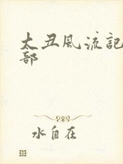 大丑风流记第二部封面