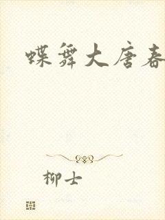 蝶舞大唐春