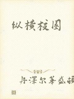 纵横校园封面