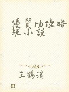 优质rb攻略系统小说