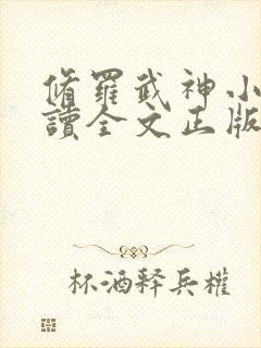修罗武神小说阅读全文正版