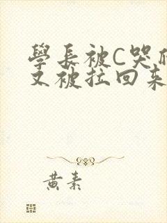 学长被C哭爬走又被拉回来封面