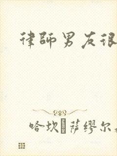 律师男友很难撩