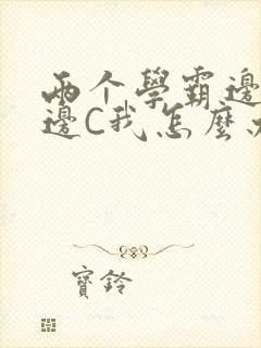 两个学霸边做题边C我怎么办