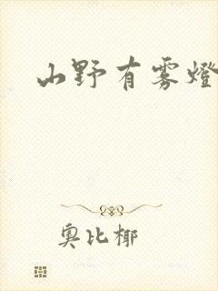 山野有雾灯