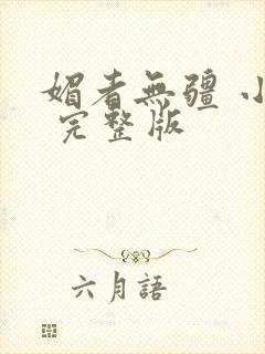媚者无疆 小说 完整版
