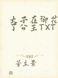 太子在御花园要了公主TXT封面