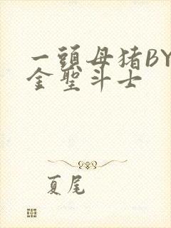 一头母猪BY黄金圣斗士