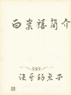 白崇禧简介