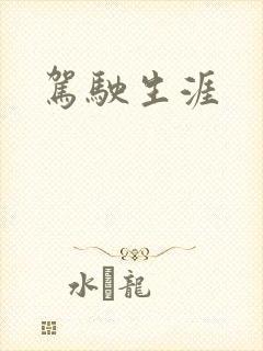 驾驶生涯封面