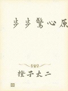 步步惊心原著