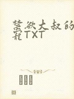 禁欲大叔的心尖宠TXT封面