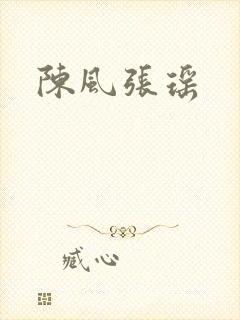 陈风张瑶封面