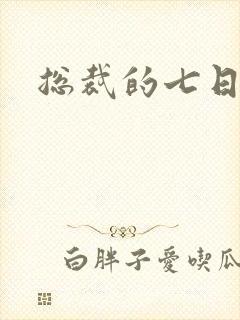 总裁的七日索情封面