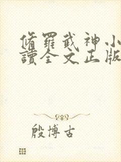 修罗武神小说阅读全文正版