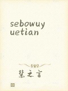 sebowuyuetian封面