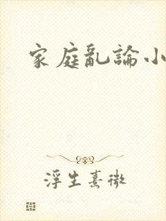 家庭乱论小说