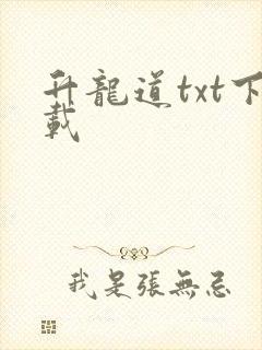 升龙道txt下载封面
