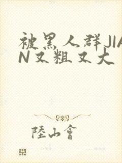 被黑人群JIAN又粗又大