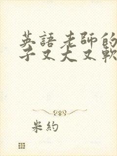 英语老师的小兔子又大又软封面
