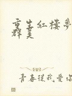 重生红楼梦之御群美