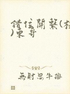 错位关系(校园)东哥