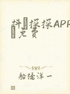 抖抈探探APP汅免费封面