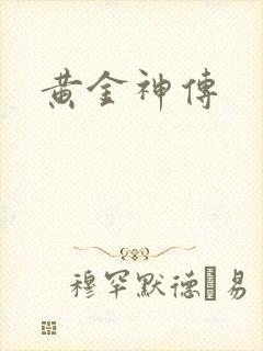 黄金神传封面
