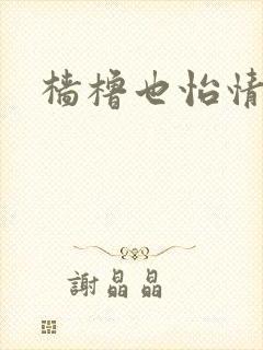 樯橹也怡情