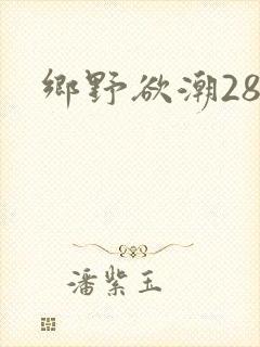 乡野欲潮28章