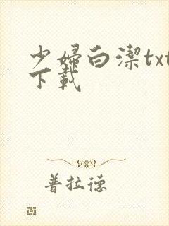 少妇白洁txt下载