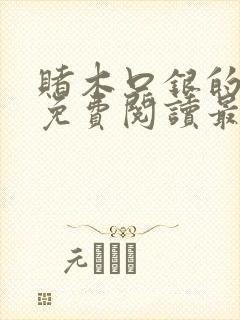 赌木口银的小说免费阅读最新封面