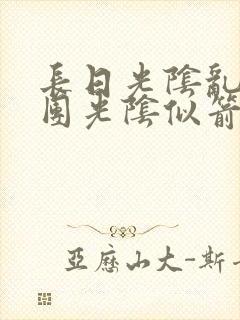 长日光阴乱作一团光阴似箭必读