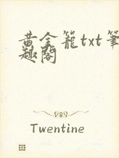 黄金笼txt笔趣阁
