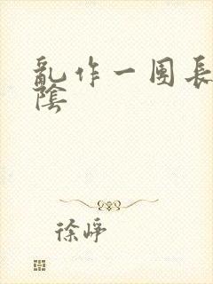 乱作一团长日光阴封面