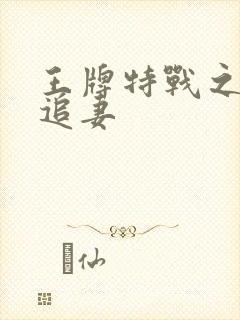 王牌特战之军少追妻