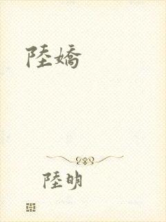 陆娇封面