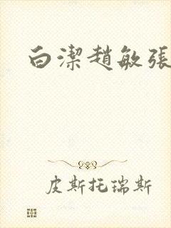 白洁赵敏张倩封面