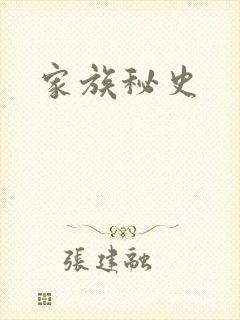 家族秘史封面
