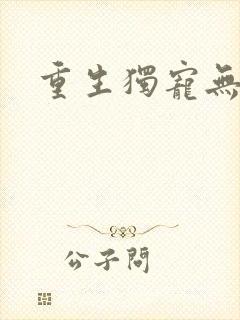 重生独宠无二