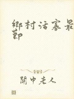 乡村活寡最新章节
