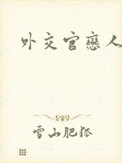 外交官恋人小说