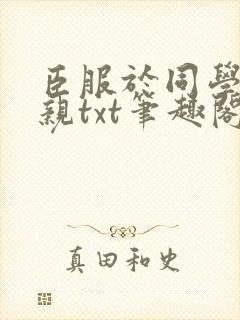 臣服于同学的母亲txt笔趣阁