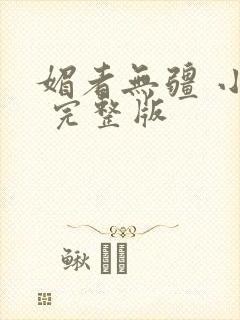 媚者无疆 小说 完整版封面