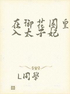 在御花园皇上进入太子妃封面