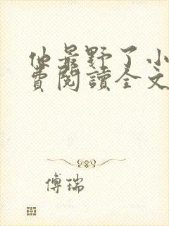 他最野了小说免费阅读全文