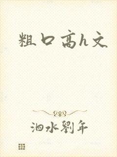 粗口高h文