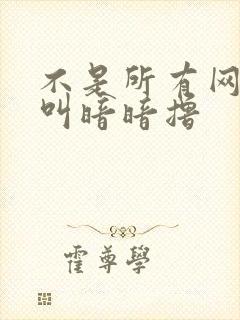 不是所有网站都叫暗暗撸
