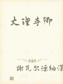 大理寺卿